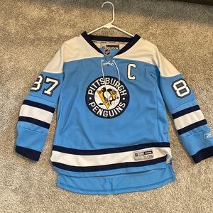 Light Blue Sidney Crosby Jersey